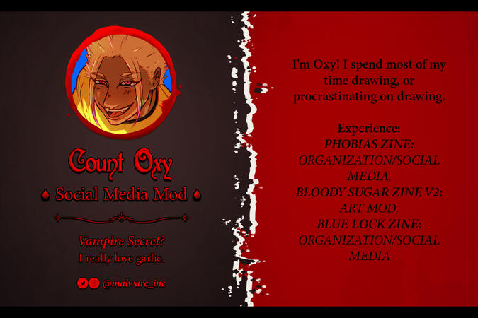 Count Oxy ~ Any pronouns ~ Social Media Mod