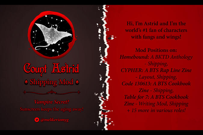 Count Astrid ~ She/Her ~ Shipping Mod